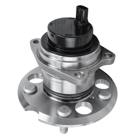 Rear Wheel Bearing Hubs Kit For 1996 Through 2005 Toyota RAV4 2WD ABS 5 Bolt 4 Bolt Square Flange Left And Right Replacement Hub Assembly 2 Piece