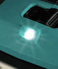 Close-up of LED light on Cordless Heat Gun With Variable Temperature Up To 1022F And Dual Airflow 4.2 to 7.1 CFM