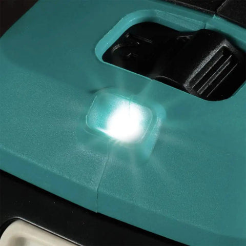 Close-up of LED light on Cordless Heat Gun With Variable Temperature Up To 1022F And Dual Airflow 4.2 to 7.1 CFM