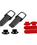 Quick Release Hook Lock Clip For Cars And Trucks, Universal Fit With Carbon Fiber Texture Hood Fastener, Secure Lock components