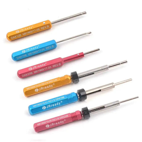 Removal And Installing Tool Kit For MIL C 81969 Series And Some Non MIL Round Contacts Includes DRK12B DRK16B DRK20B DAK12B DAK16B DAK20B For Quick Removal And Easy Field Installation Of Contacts