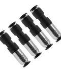 4 Pack Straight Head One Way Pneumatic Check Valves Push In Air Tube Connectors 6mm for air compressors and mechanical electronics