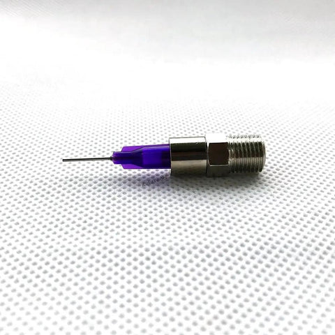 Locking Head Luer Lock Adapter With Screw End For G1/8 And G1/4 Threads, Copper Nipples, M10x1 Or M12x1 Options