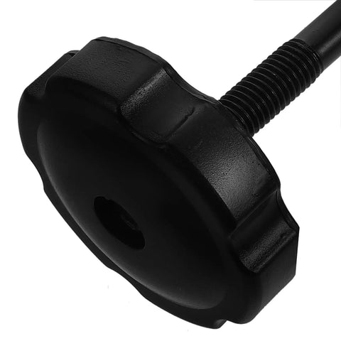 Portable Black Carbon Steel Weight Loading Pin For Gym Equipment with durable construction and sleek knob design close-up