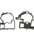 Carburetor Repair Rebuild Kit With Float For Rochester 2 Barrel Fits Mercruiser Mercury Marine gaskets on white background.