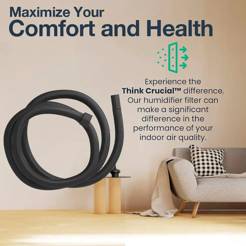 Extendable 15 Foot Black Vacuum Hose For Shop Vac Models Flexible Two And A Quarter Inch Tank End And One And A Quarter Inch Attachment Nozzle Fits Wet Dry Vacuum Cleaners 1 Pack next to sofa and table in living room