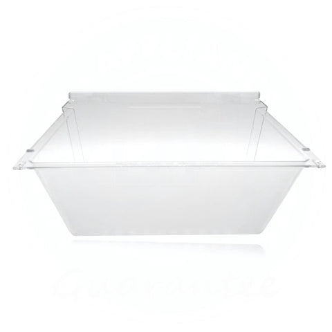 Clear plastic Upgraded Lower Crisper Bin Replacement For Frigidaire Refrigerator Compatible With 240351207 Plus 240351203 240351206 240351209