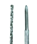 4-40 NC Pro Grade Machine Screw Tap And 43 Wire Gauge High Speed Steel Drill Bit Set For Metalworking Aluminum To Cast Iron