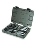 Heavy Duty Ratcheting Puller Set For Automotive Internal And External Pulls 2 And 5 Ton Converts To Two Or Three Leg Pullers in case