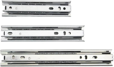 Two Pack Full Extension Drawer Slides For Quiet Smooth Glides No Squeak Runners With Easy Install Corrosion Resistant Finish