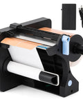 Workhorse Portable Label Dispenser With Dual Sensors And Three Speed Modes For Shipping Packages Includes Rechargeable Battery, smooth feed system shown.