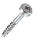 Pocket Hole Screws For Hardwoods 1 Inch Long Pack Of 500 Fine Self Cutting Threaded Square Drive PH 6 X 25 Pro Grade Woodworking Fasteners For Built To Last Joints close-up