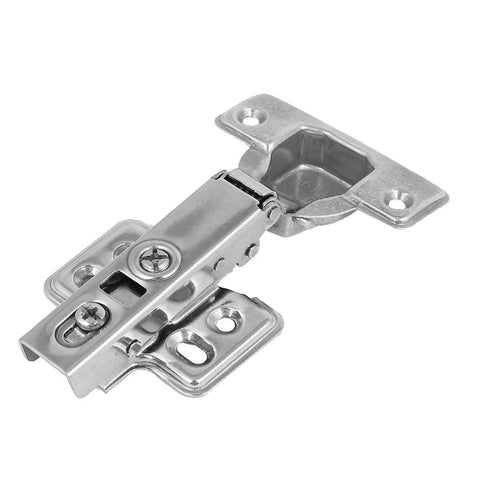 Concealed Full Overlay Cabinet Hinge in 304 Stainless Steel, 114x63x26mm, showing durable silver tone hardware for cupboards.