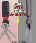 Dude, Score This Rock Solid 10 Pc Metric Torx Bit Kit Made From Tough Alloy Steel For Serious Heavy Duty Repairs With Precise Fit And Unbeatable Impact Resistance. magnetic Torx bit holding screws, side view
