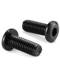 M6 X 20mm Flat Head Hex Socket Cap Screws Bolts in 304 Stainless Steel 18-8 Full Thread Black Oxide Pack of 20, visible screws