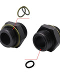 Pro Grade Metric Hydraulic Fittings M10 To M27 Straight Male Connectors For Heavy Duty Industrial Jobs Offering Zero Leak Performance Under Pressure Trusted By Pros Who Expect Build Specs With Reliability When It Counts Most, black metal threaded connectors with O-rings