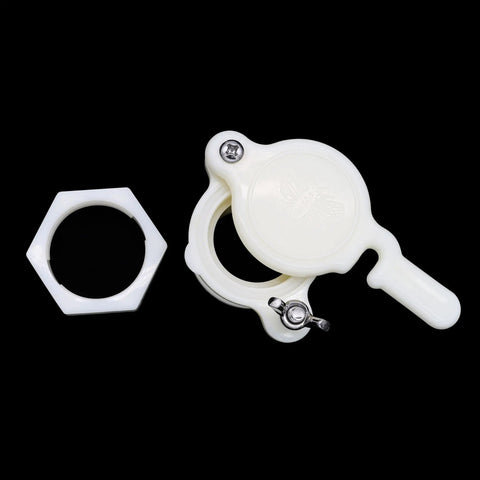 2 Pack Honey Gate Valves For Extractor Beehive Tap Nylon Construction Durable For 5 Gallon Buckets No Fuss Honey Harvesting