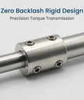 Stainless Steel Shaft Coupler 8mm To 10mm, Zero Backlash Rigid Coupler, 2 Pack For 3D Printers CNC Machines And Robotics, Precise Torque Transmission, Durable Motion Transfer on shafts
