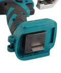 Heavy Duty Cordless Electric Shears With 18V Battery and 360 Degree Rotating Head close-up view of handle with shear blade