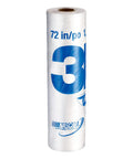 Pro Grade Masking Film For Indoor And Outdoor Use 72 Inch By 90 Foot Roll shown upright with blue branding and NASCAR logo