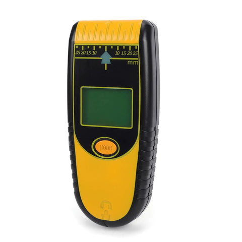 Domary 7 in 1 Digital Stud Finder with Auto Calibration for Easy Wall, front view of handheld tool with LCD display.