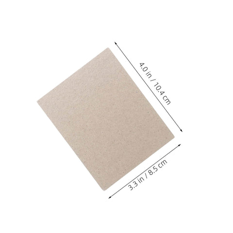 Microwave Waveguide Covers Mica Plates Set 10 Pieces 104x85mm Heat Resistant Insulation Sheets Universal Oven Repair Parts showing dimensions