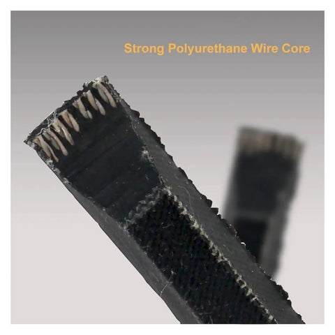 Heavy Duty High Torque Narrow Drive V Belt 3V SPZ Rubber for Tight Spaces, LW 1937mm Length, exposed wire core