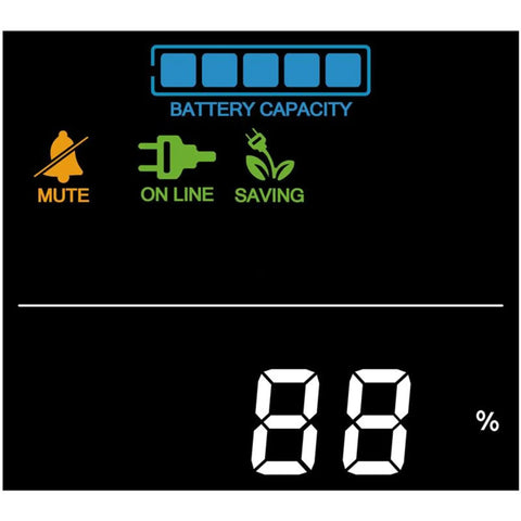 1500VA 1000W PFC Sine Wave UPS System With 12 Outlets, AVR, Mini Tower Design, Battery Backup And Surge Protection, Quiet Auto Voltage Regulation, TAA Certified, Black, Ideal For Workstations, Networking Gear, Gaming Rigs And Home Office Setups