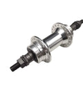 Rear Hub 36 Hole Aluminum Alloy 135mm Wide With Double Thread Three Eighths Inch Axle 185mm Length 6200RS Bearings Silver Bike Wheel Part