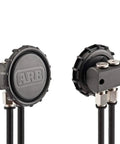 Built Tough Differential Breather Kit With High Flow Air Filter And 4 Port Manifold For 4x4 Trucks featuring ARB black caps and hoses.