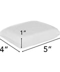 Boss Grade Microfiber Sealer Applicator Pad Set Real Workhorse Tool For Spreading Sealant On Marble Granite Concrete Ceramic And Slate Surfaces Washable Floor Prep Sponge White 12 Pack, 5x4x1 inches