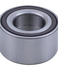 Top Shelf Two Piece Front Wheel Bearing Kit For Buick Encore Chevy Sonic Trax Spark EV 2013 To 2019 showing a close-up of a steel front wheel bearing.