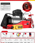 Heavy Duty Portable Electric Hoist Winch for Home, Garage and Workshop Use, 1100 Lb Capacity, Rugged Copper Motor design