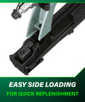 Lightweight 23 Gauge Headless Pin Nailer For Cabinets Trim And Crafting slick pro grade pneumatic nailer side loading feature