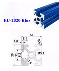 Premier 20X20mm T Slot Aluminum Extrusion Profile With Anodized Blue Finish Built For 3D Printers Cnc Rigs And Diy Builds showing dimensions and design