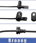 Premium Heavy Duty Plug And Play Bolt On Swap With Zero Drama Fits Honda Civic HRV Insight 2016 To 2022 ABS wheel speed sensors set close-up.