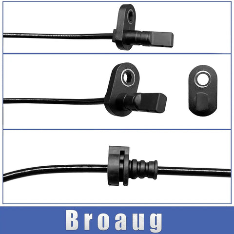 Premium Heavy Duty Plug And Play Bolt On Swap With Zero Drama Fits Honda Civic HRV Insight 2016 To 2022 ABS wheel speed sensors set close-up.