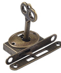 Set Of Five Antique Furniture Locks For Cabinets And Drawers With Old School Vibe Vintage Wood Box Lock With Key Retro