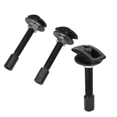 Heavy Duty 3pc Rear Axle Bearing Puller Kit Solid Steel Extractor Installer 3 Sizes For Auto Main Bearing Tubes