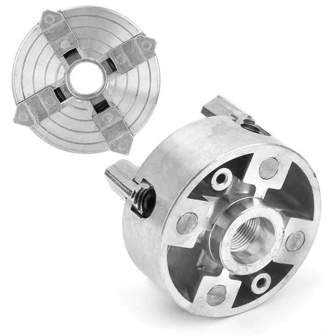 Heavy Duty 4 Jaw Independent Mini Lathe Chuck Forged From Premium Zinc Alloy for precise gripping and steady operation.
