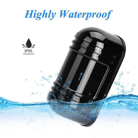 Dual Laser Alarm Beam Sensor For Indoor And Outdoor Security, 300m Range With 60m Infrared Detection, Weatherproof Perimeter Guard