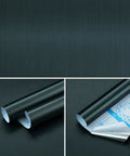 Stainless Steel Look Peel And Stick Contact Paper Dark Green Waterproof Metallic Wallpaper For Kitchen Backsplash And Countertops Self Adhesive Cover For Dishwasher Fridge And Appliances 15.7 By 78.7 Inches.