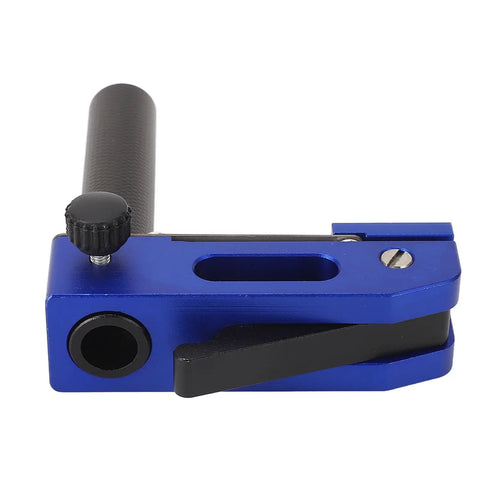 Fast Acting Aluminum Woodworking Clamp With Three Gear Locking System Quick Release Hold Down 60mm Material Grip side view