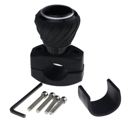 Deluxe Tractor Steering Wheel Spinner Knob for Kubota M RTV B BX L Series Tractors with screws and clamp parts