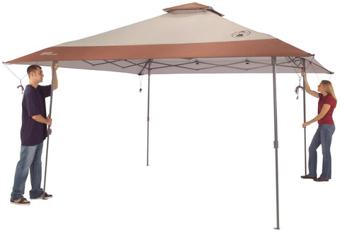 13x13ft Instant Canopy Sun Shelter With UPF 50 Plus UVGuard, No Fuss Three Minute Setup, Comfort Grip Poles, Vented Roof For Airflow