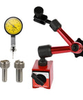 Pro Grade Magnetic Base Dial Indicator With Bore Gauge And Magnetic Stand For Precision Machining And Inspection, 32 mm dial