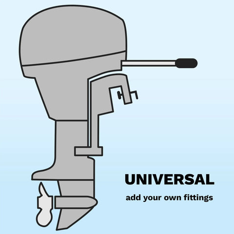 Universal Outboard Fuel Line Kit With 7 Foot 3 Eighth Inch Hose UV Resistant EPA CARB Compliant Primer Bulb Connectors Easy Install Fits Any Engine Two Stroke Or Four Stroke Boats diagram