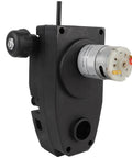 DIY Friendly Wire Feed Motor for Soldering and Flux Core Welding, DC 24V 10W Automatic Feeder with black casing, compact design.