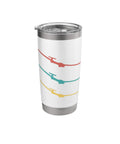 Insulated Stainless Steel Tumbler For Glider Pilots And Aviation Nerds, Double Wall Hot And Cold Cup For Thermals, Tow Planes