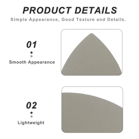 Top Rated Grit Triangular Silicon Carbide Sandpaper Sheets Waterproof Wet Dry Sanding Paper 8 Pack smooth and lightweight design.